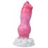 Zvířecí buldok - dildo psí penis - 17 cm (růžová)