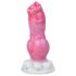 Zvířecí buldok - dildo psí penis - 17 cm (růžová)