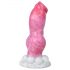 Zvířecí buldok - dildo psí penis - 17 cm (růžová)