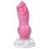 Zvířecí buldok - dildo psí penis - 17 cm (růžová)