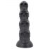 Toppedmonster - lebka dildo - 22 cm (černý)