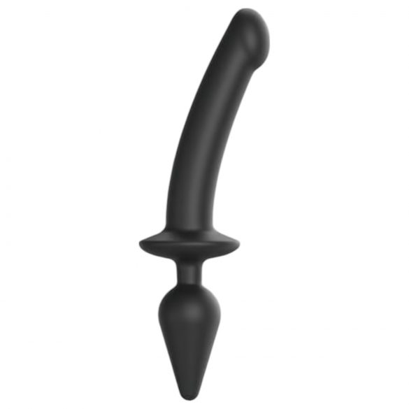 Strap-on-me Switch Semi-Realistic XXL - 2v1 dildo (černý)