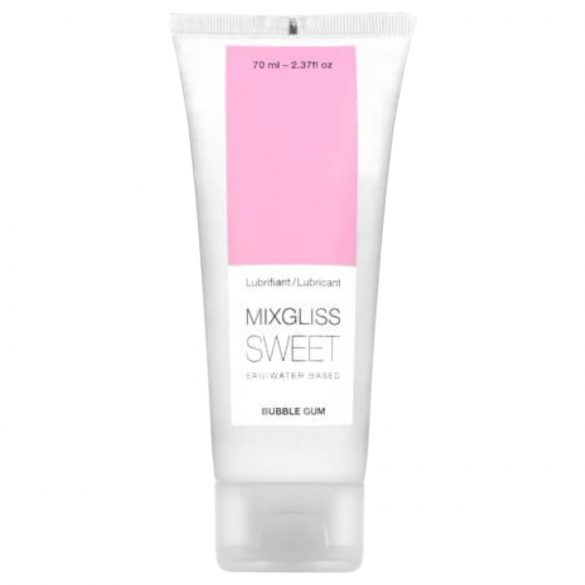 Mixgliss Sweet Bubble Gum - vodní lubrikant - žvýkačka (70ml)