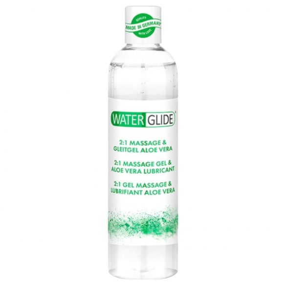 Waterglide 2v1 - aloe vera lubrikant a masážní gel (300 ml)