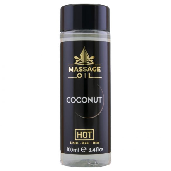 HOT masážní olej na pokožku - kokos (100ml)