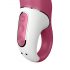 Satisfyer Petting Hippo – vodotěsný vibrátor, magenta