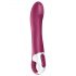 Satisfyer Big Heat - nabíjecí G-bod vibrátor s ohřevem (červený)