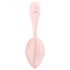 Satisfyer Ribbed Petal - vibrátorové vajíčko s ovládáním (růžové)