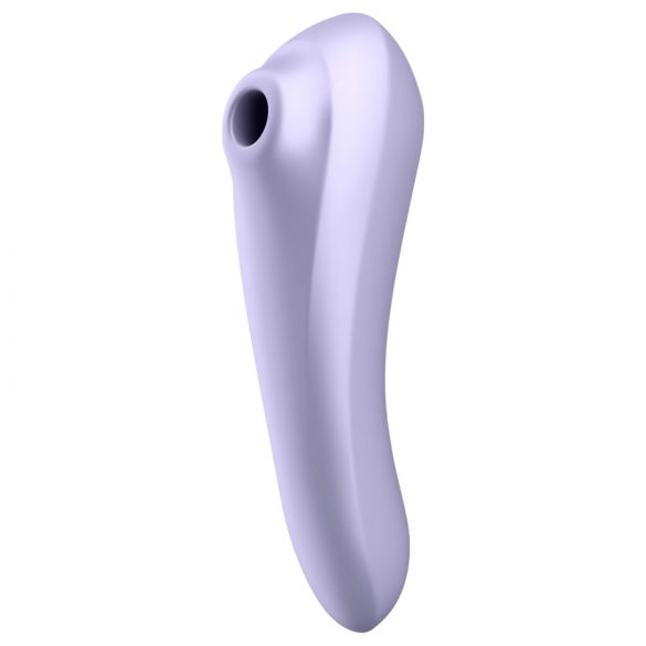 Satisfyer Dual Pleasure: Chytrý 2v1 vzduchový vibrátor (fialový)