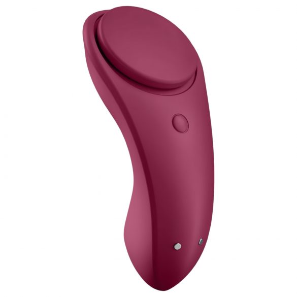 Satisfyer Sexy Secret - chytrý vodotěsný kalhotkový vibrátor (červený)