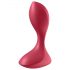 Satisfyer Backdoor Lover - nabíjecí, vodotěsný anální vibrátor (červený)