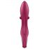 Satisfyer Embrace Me - nabíjecí vibrátor s manipulačními rameny (červený)