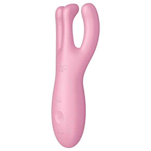 Satisfyer Threesome 4 - chytrý klitoris vibrátor (růžový)