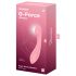 Satisfyer G-Force - akumulátor Vibrátor na G-bod, vodotěsný (růžový)