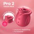 Satisfyer Pro 2 Rose - stimulátor klitorisu s pulzy (červený)