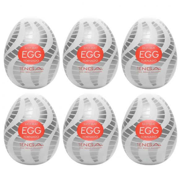 TENGA Egg Tornado - vajíčka na potěšení (6ks)