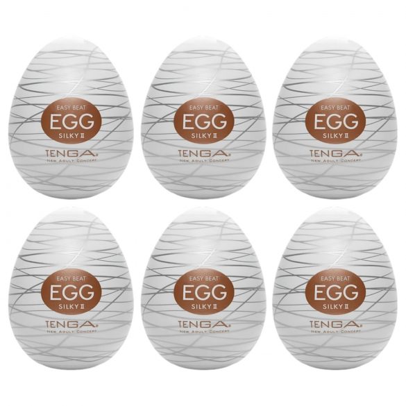 TENGA Egg Silky II - hedvábné potěšení (6ks)