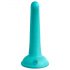 Dillio Curious Five - silikonové dildo (15 cm) - tyrkysová