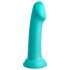 Dillio Velký Hrdina - přísavkový dildo (17 cm) - tyrkysový