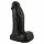 Realistixxx Obří realistické dildo s varlaty - 22 cm (černé)