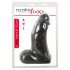 Realistixxx Obří realistické dildo s varlaty - 22 cm (černé)