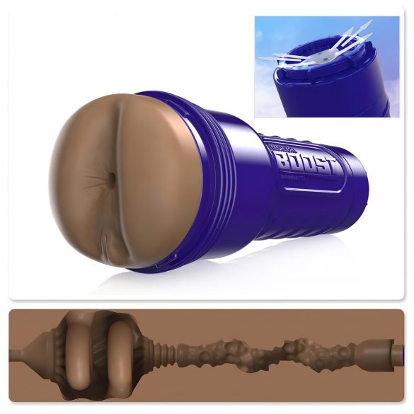 Fleshlight Boost Blast - realistický zadeček masturbátor (hnědá)