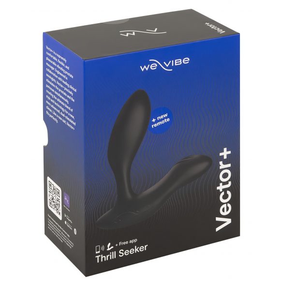 We-Vibe Vector+ - nabíjecí chytrý anální vibrátor (černý)