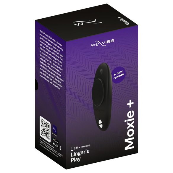 We-Vibe Moxie+ - chytrý vibrační stimulátor klitorisu (černý)