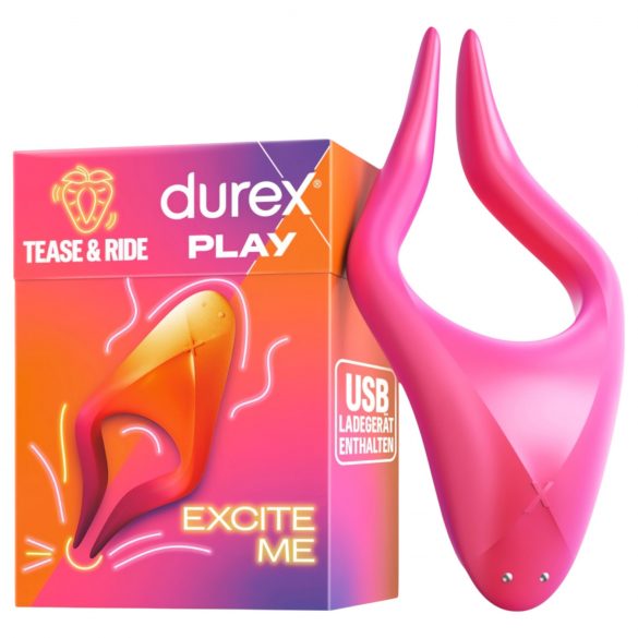 Durex Tease & Ride - růžový stimulátor erotogenní zóny