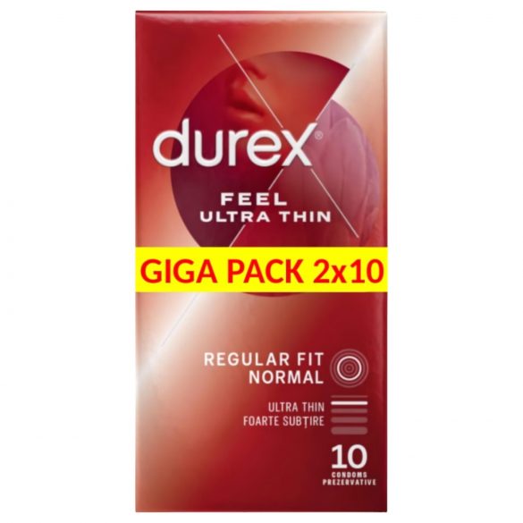 Durex Feel Ultra Thin - extra tenké kondomy (2x10ks)