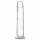 Addiction Crystal - stojací dildo (průhledné) - 18cm