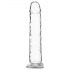 Addiction Crystal - stojací dildo (průhledné) - 18cm