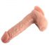 Realistické dildo s přísavkou, 20 cm - přirozený vzhled