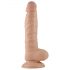 Lovetoy Real Extreme - přísavný dildo 21 cm (přírodní)