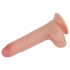 Lovetoy Nature Cock - realistický dvouvrstvý dildo - 18 cm (natur)