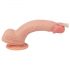 Realistický dildo s přísavkou 21cm - přírodní tělová barva