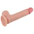 Lovetoy Realistický penis - dvouvrství - 20 cm (přírodní)