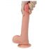 Lovetoy Realistický penis - dvouvrství - 20 cm (přírodní)