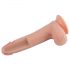 Lovetoy Realistický penis - dvouvrství - 20 cm (přírodní)