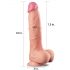 Lovetoy Nature Cock - realistické dildo 25 cm (přirozené)