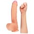 Lovetoy Real Cock - dvojvrstvý realistický dildo - 28cm (přirozený)