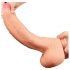 Lovetoy Real Cock - dvojvrstvý realistický dildo - 28cm (přirozený)