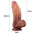 Lovetoy - realistické dvouvrstvé dildo - 26 cm (přírodní)