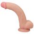 Lovetoy klouzavá pokožka - dvouvrstvé dildo - 23 cm (přírodní)