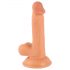 Pan Vzrušení - přísavný realistický dildo s varlaty - 17cm (přírodní)