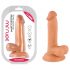 Pan Vzrušení - přísavný realistický dildo s varlaty - 17cm (přírodní)