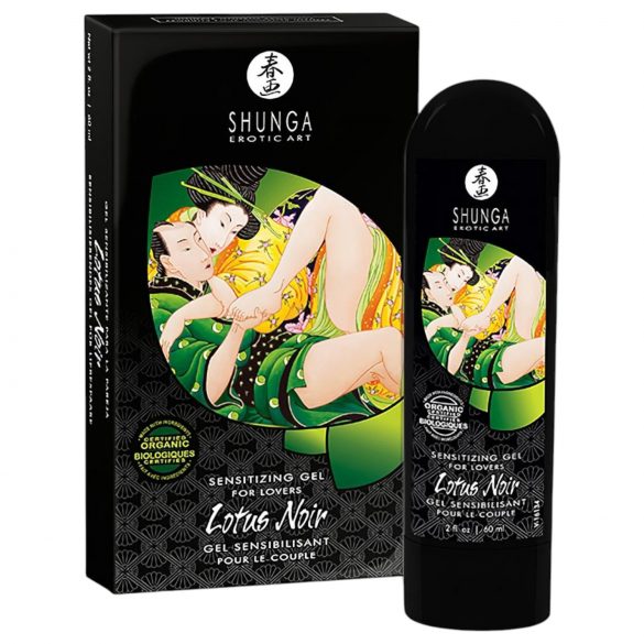 Shunga Lotus Noir - unisex stimulační gel (60ml)