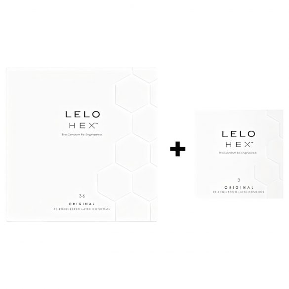 LELO Hex Original - luxusní kondomy balení (36+3 ks)