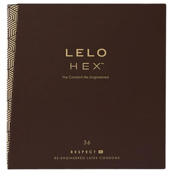 LELO Hex Respect XL - luxusní kondomy (36 ks)