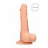 RealRock Dong 7 - realistický dildó s varlaty (17 cm) - přirozený